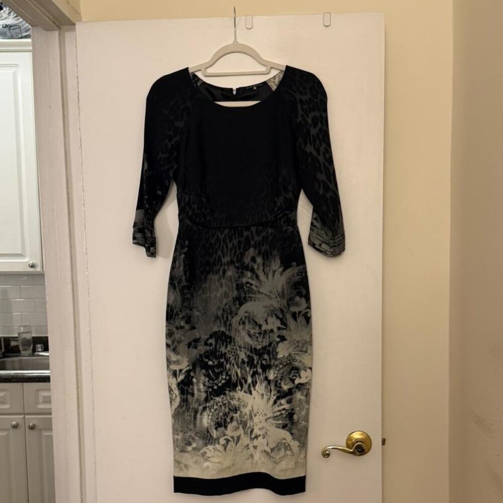 ELIE TAHARI Silk Cocktail Dress, Size 0